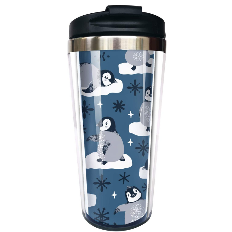 OKUMEYR Penguin Cup Clear Cup Mens Travel Gifts Travel Coffee Beverage Cups  Crystal Water Cup Cartoo…See more OKUMEYR Penguin Cup Clear Cup Mens
